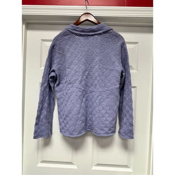 Pendleton Lavender Wool Single Button Cardigan Sweater sz 1X EUC - Picture 5 of 6
